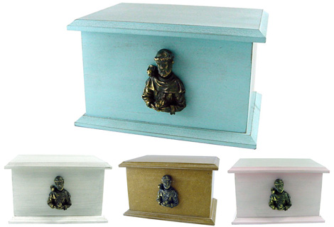 Urna carrara com cruz ou São Francisco